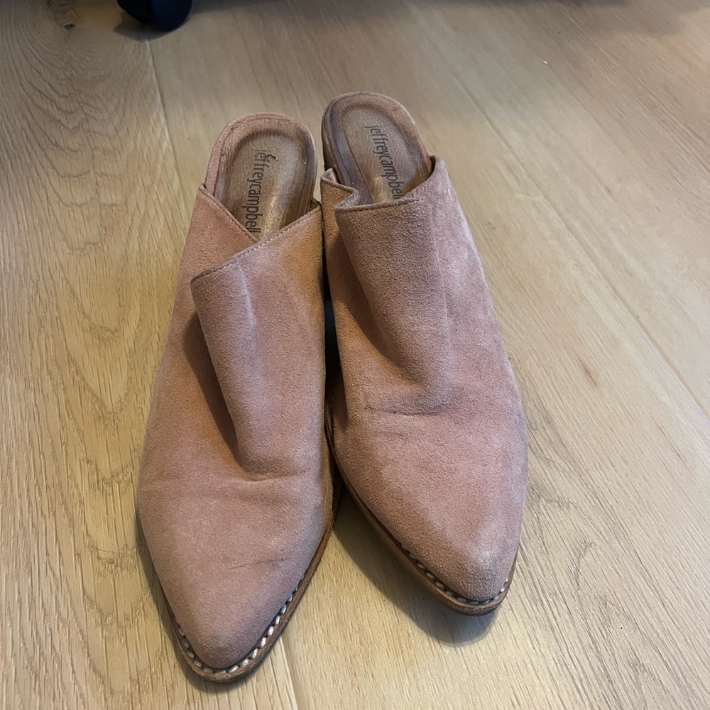 Pink Jeffery Campbell Mules